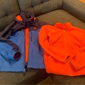Boys L.L. Bean winter snow jacket. 3 in 1, Size 10-12